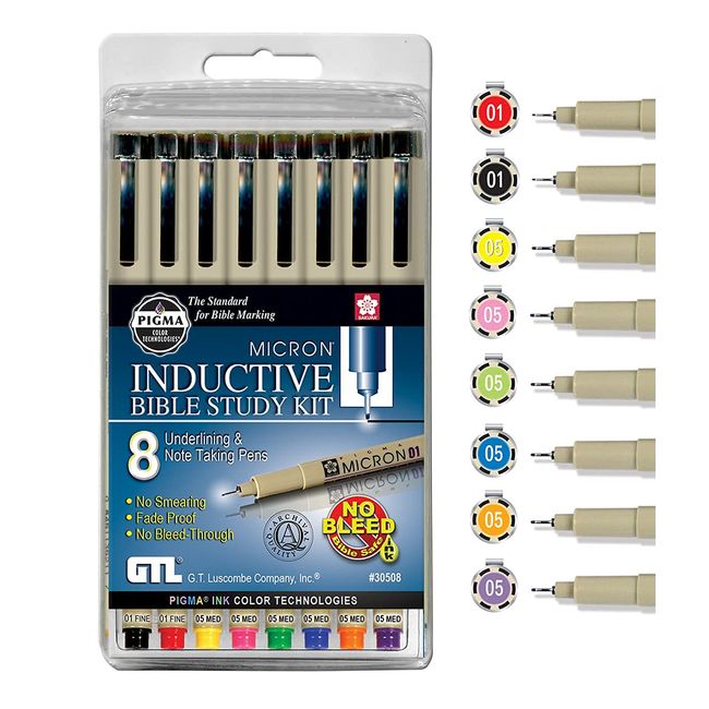 PIGMA MICRON INDUCTIVE BIB 8PK