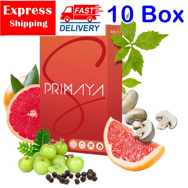 10x Primaya S Dietary Supplement Brightening Aura Skin Radiance Slimming Weight