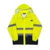 Buffalo Outdoors® Class 2 Hi Vis Safety Hooded Rain Shell (Medium), Hi-vis, Medium