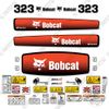 Fits Bobcat 323 Decal Kit Mini Excavator Replacement Stickers - 3M Vinyl!