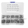M3 Flat Head Phillips Screws Set, 340 Pieces Stainless Steel Screws Nuts Assortment Set Assortment Kit