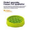 Petstages Kitty Slow Feeder - Anti-Sling Cat Bowl - Green