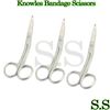 3 Pcs Knowles Bandage Scissors 4.5” Surgical Instruments