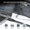 DriverGenius USB Console Rollover Adapter - RJ45 Interface, Cross-Platform Compatibility for Windows 11, macOS 15, Network Management and Device Troubleshooting Tool