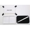 OSK TOUGH! MESHI BL-35H Lunch Box with Compartments, White