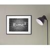 Physics Formula Mass Energy Equivalence Albert Einstein ArtPrint Poster 18x12