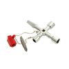 KNM TRADE Universal Key with 4 Profiles - Universal Key for Standard Cabinets & Locking Systems