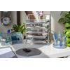 OSCO Large Wiremesh Desk Organiser - Silver