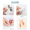 GOODCHI 200pcs Disposable Nail Remover with Cotton Aluminum Foil Gel Off Remover Gel Nail Supplies with Cuticle Pusher
