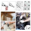Pxyelec 100 pcs M8 8 mm Flat Head Aluminum Rivet Nut Insert Nut