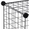 Wire Cube Storage 12-Cube Storage Organizer Bins Wire Shelving Modular Bookshelf