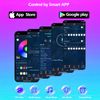 httpsmp 100FT Outdoor LED Strip Light Waterproof,IP68 Outside RGB+IC Light Strip with App/Remote Control,Chase Mode,Music Sync Rope Light for Balcony,Deck,Rooftop,Garden,Pool