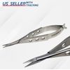 10Pc Micro Surgery Straight Eye Castroviejo Scissors Sharp End 4.5" GERMAN GRADE
