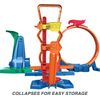 Hot Wheels Track Set with 1 Car, STEAM Flight Path Challenge, Learn The Basic Physics of Trajectory, Track Storage