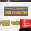 Nitrogen Purge Tool, HVAC Purge Nitrogen Flow Regulator, Red