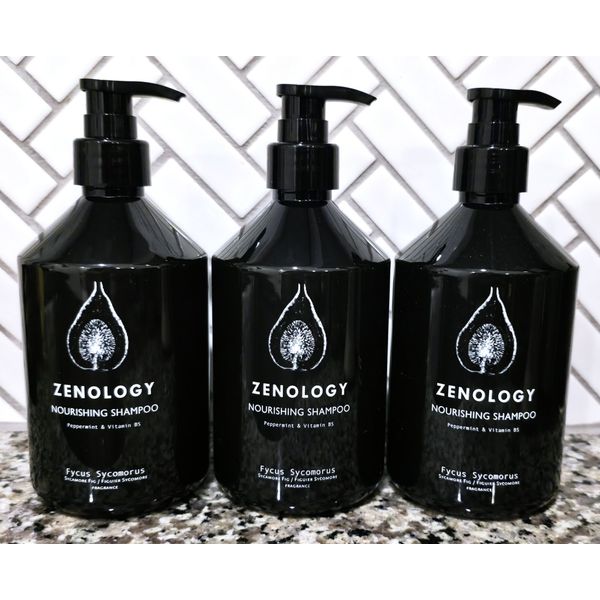 3 PACK Zenology Fycus Sycomorus Nourishing Shampoo 16.9oz