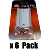 Igloo 20016 White Replacement Plastic Water Cup Dispenser Clip Brackets - 6 Pack
