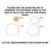 Flox Creative 48 30mm Matt Circle Stickers Halloween Princess