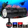 Trustfire 2350Lumen LED Diving Light Underwater 100M Scuba Flashlight For Video 