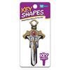Key Blank Key Shapes Dagger House Double For Schlage SC1 Multicolored