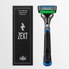 ZEXT 6 Blade Razor 13 Replacement Blades with Holder Set