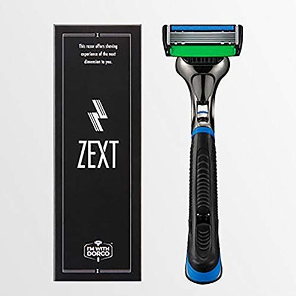 ZEXT 6 Blade Razor 13 Replacement Blades with Holder Set