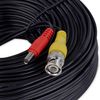 SSL BNC Video Power Cable For CCTV Camera DVR Security System (30M, Black)