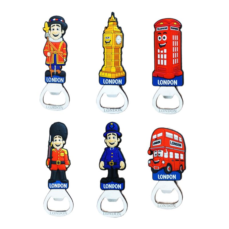 Sottobicchieri London Winter: Set Da 4 Con Bus E Big Ben, 9,5x9,5 Cm, Finitura Lucida, Retro In Sughero, Made In UK