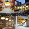 200FT Construction String Work Lights 20000LM Connectable Industrial Waterproof
