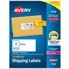 Avery Printable Shipping Labels with Sure Feed, 2" x 4" Customizable Stickers, White, 1,000 Blank Mailing Labels, Great for Mailing, Shipping, and More (5163)