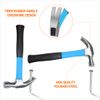 [Cordless Drill+BitsHammerTapelineScrewdriver] 27Pcs Household Toolbox Blue