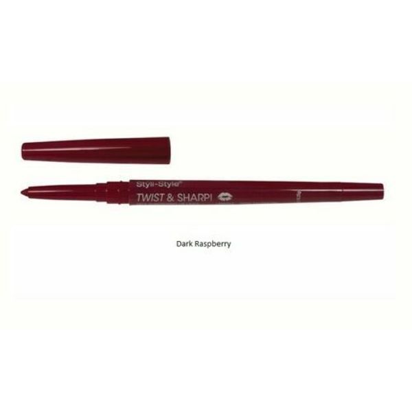 STYLI-STYLE Twist & Sharp! Self Sharpening Lipliner DARK RASPBERRY SEALED