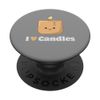 I Love Candles Cute Scented Candle PopSockets Standard PopGrip