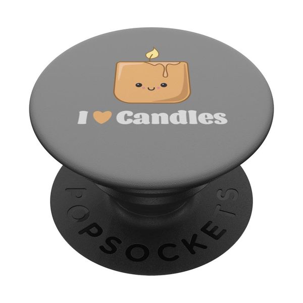 I Love Candles Cute Scented Candle PopSockets Standard PopGrip