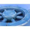 Handcrafted Model Ships Rustic All Light Blue Ship Wheel 12" - Ship Wheel Decoration - Beach Theme