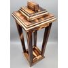 Decorative Rustic Farmhouse Wood Lantern Centerpiece Handmade