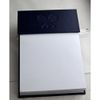 Leather Note Pad Holder with Embossed Crossed Tennis Racquets Design