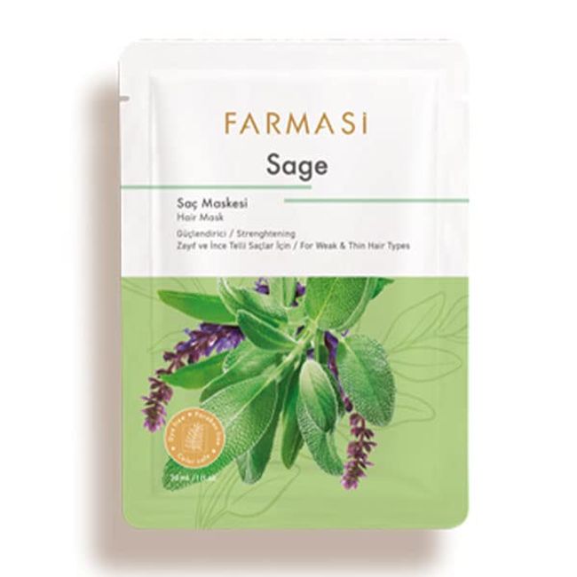 Farmasi Sage Sachet Saç Maskesi 30 Ml