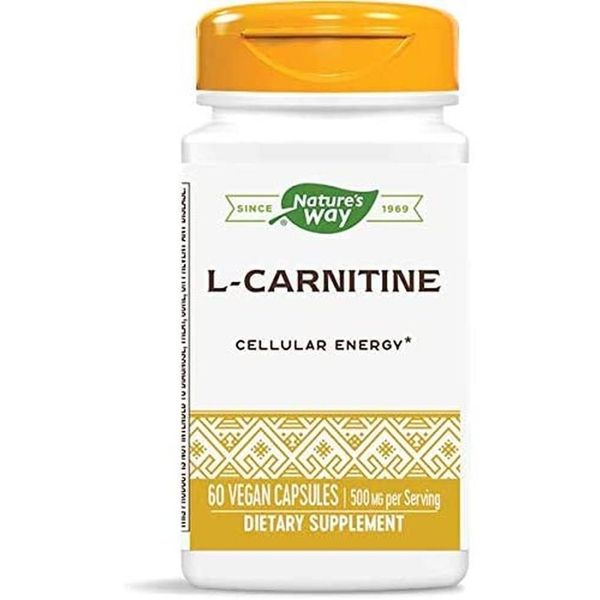 USA direct purchase Nature's Way Premium Quality L-Carnitine 500MG 60VCaps, quantity, see details