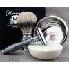 Silver Tip Brush and DE Safety Razor,Bowl & Soap.