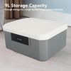 Locking Trunk Storage, Portable Safe Box, Combination Security Case Lockbox with Code, Large Capacity Security Lockbox, Organized Storage Privacy Box for Home, Office, Dorm