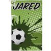 Personalized Soccer Golf Towel - Poly-Cotton Blend - Small w/Name or Text