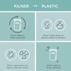 Kilner 250ml Glass with Grater - Clear/Silver