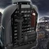 Tactical Rigid Panel Vehicle Seat Back Rack Storage Organizer For MOLLE  System