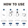 Cup and Bottle Cleaning Tablets Active Oxygen Formula for Tea Coffee Wine Stains 12 Count