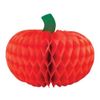 Paper Tissue Honeycomb Centerpiece, Halloween Pumpkin