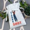 Azeeda 15cm 'Perfect Strike, Golf Glory' Satin Drawstring Bag/Pouch (SB00096405)