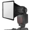 NEEWER Flash Diffuser Light Softbox 5"x 4" Foldable with Storage Pouch Compatible with Godox Yongnuo NEEWER Speedlite