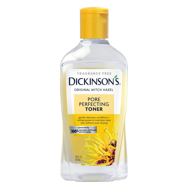 Dickinson's Original Witch Hazel Pore Perfecting Toner, 100% Natural, 16 Ounc...