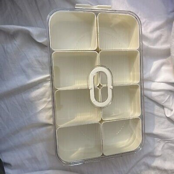 1pc Divided Tray with 8 Compartment Snackle Box Serving Platters for Fruit